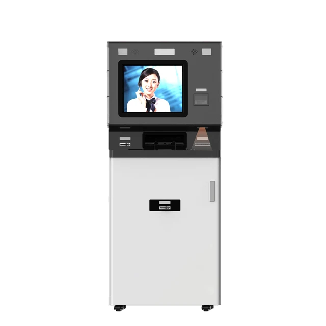 WIFI модуль ATM интерактивный киоск машина A4 лазерный принтер/ID Card Reader/камера платежный терминал киоск