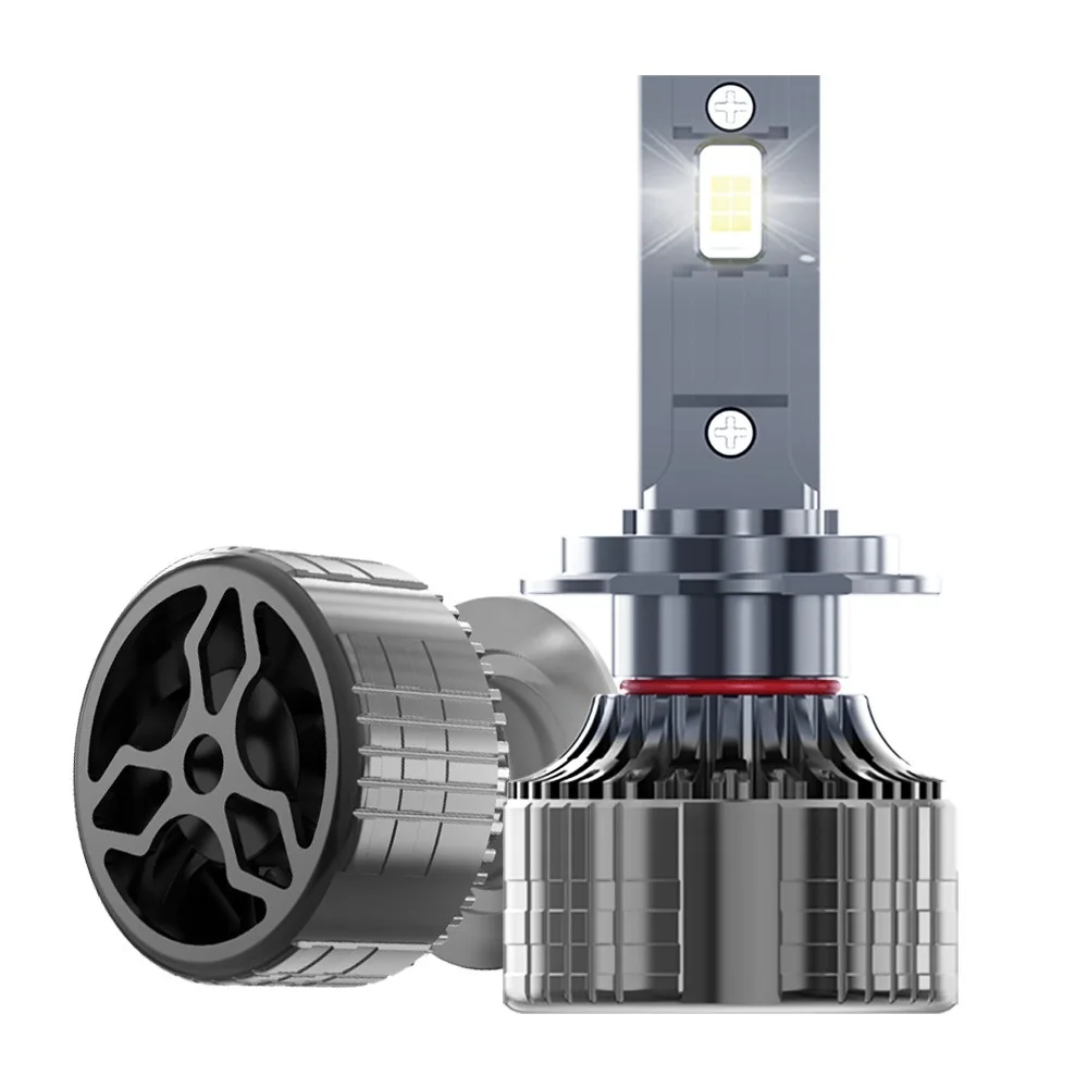 Hot style customizable double copper tube 140W high power car led headlight h1h4 super bright h7 modified led car headlight