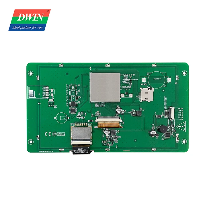 Dwin 7.0 Inch TFT Screen 800*480 HMI Commercial Display UART LCD Display Touch Screen  DMG80480C070-03WTC