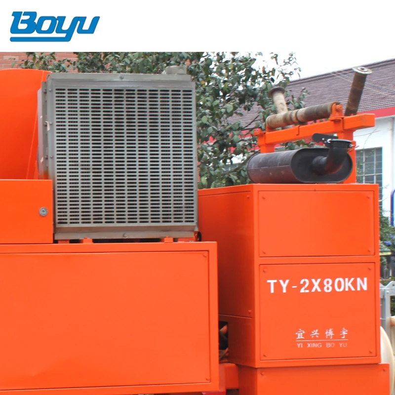 97kw(130hp) Hydraulic Cable Pulling Tensioner For Stringing