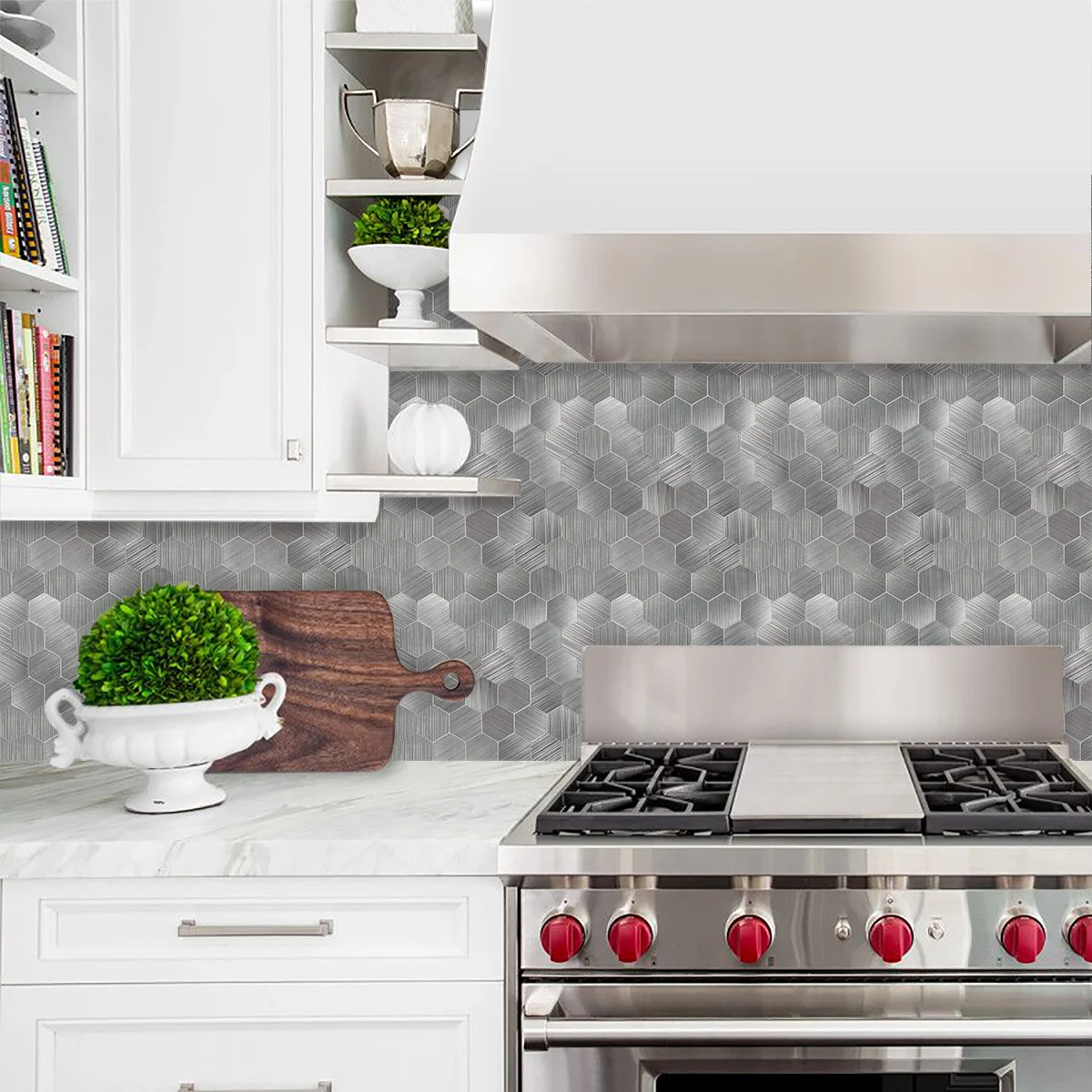 Factory Outlet Peel And Stick Wall Tiles PVC Waterproof Home Decoration 3D Self-Adhesive Metal Mosaic Decoration Wall Covering