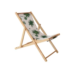 New design adjustable height wooden foldable beach chair portable beach lounger chair