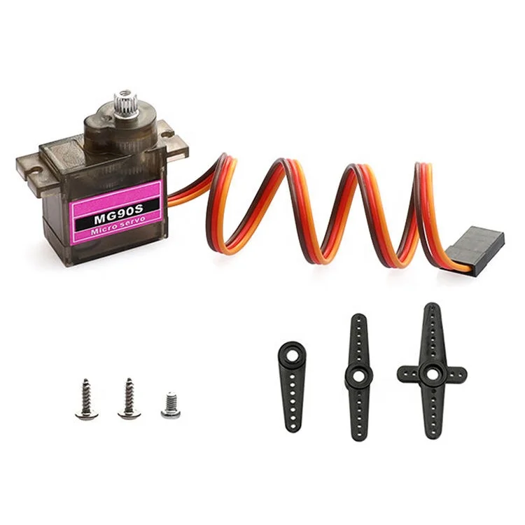Micro MG90 9g Metal Gear Servo Analog Servo Motor 4.8V-6V Tower Pro MG90S For RC Helicopter Planes Aircraft Boat Car