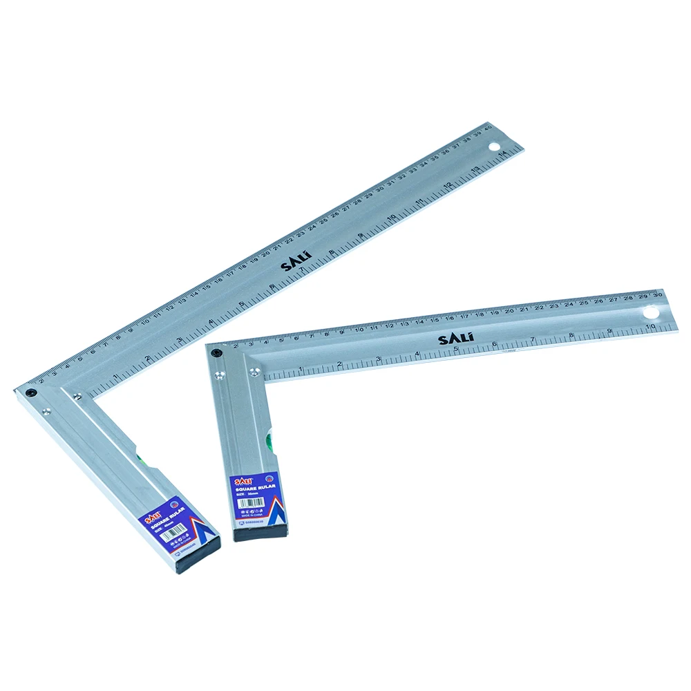 SALI 40CM L-shape Square Ruler Corner Rigid Square Hardware Tools Right Angle Framing Square Ruler