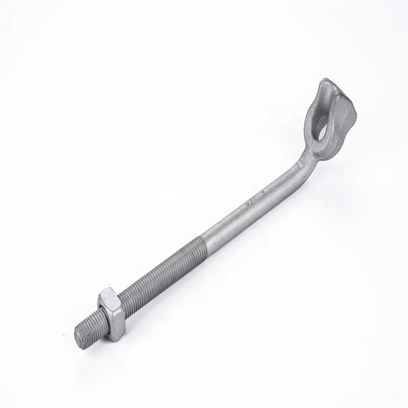 Steel Angle Type Anchor Rod Thimble Eye Bolt Hex Bolt Design-Metric Measurement System