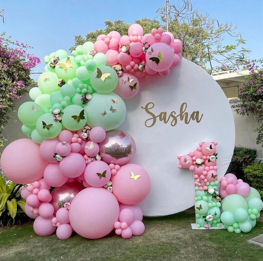 Macaron colorful colors spring theme Balloon Arch Garland kit for girl birthday baby shower Party wedding Anniversary decoration