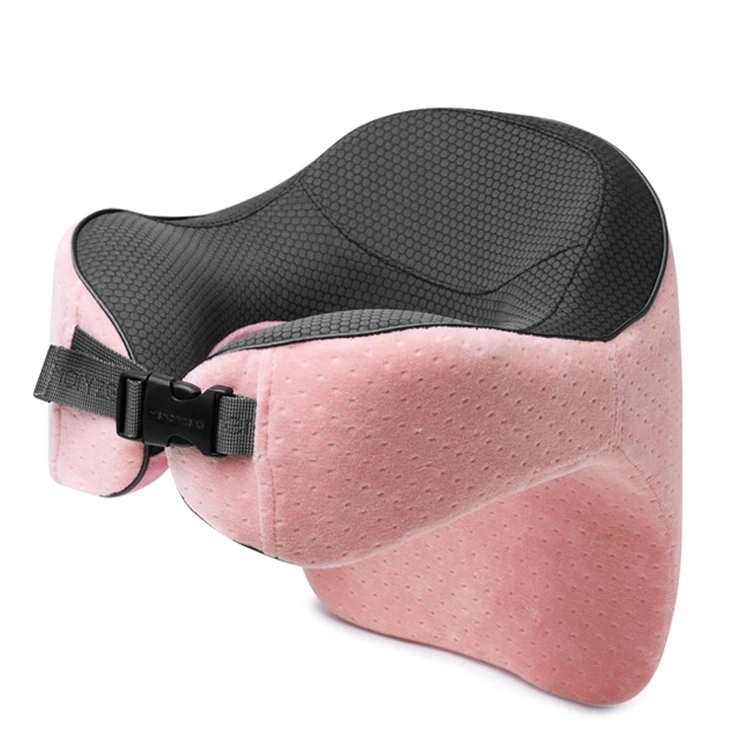 U-образная цветная однотонная Вельветовая наружная съемная и чистая Автомобильная подушка для шеи