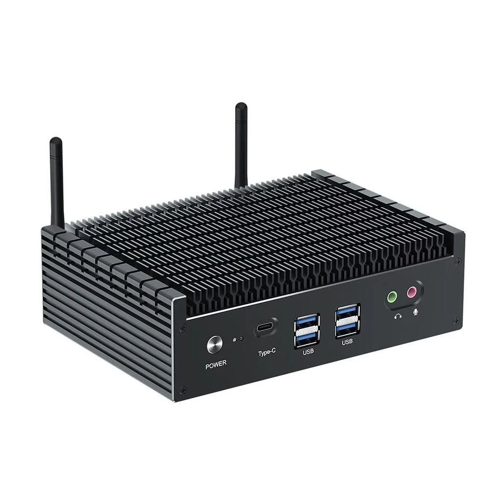 MiniTree Intel 13th Gen Core i5 1335U i7 1355U Mini PC 2*DDR4 32GB SSD 512GB Triple Display 2*HD DP Fanless Support Win11 WIFI6