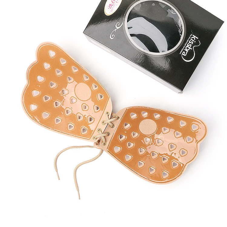 Push Up Strapless Sticky Bras Invisible Silicone Self Adhesive Sticky Gel Strapless Backless Sexy Bra