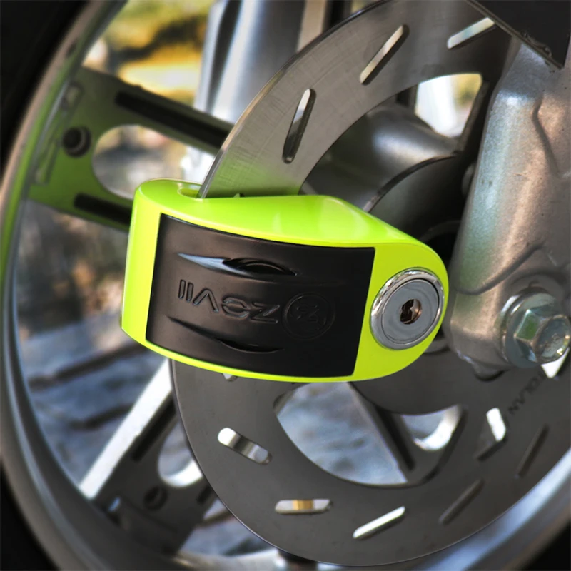 Wholesale Price Stainless Steel 120dB Anti-theft Security Alarm Brake Disc Lock For Motorcycle