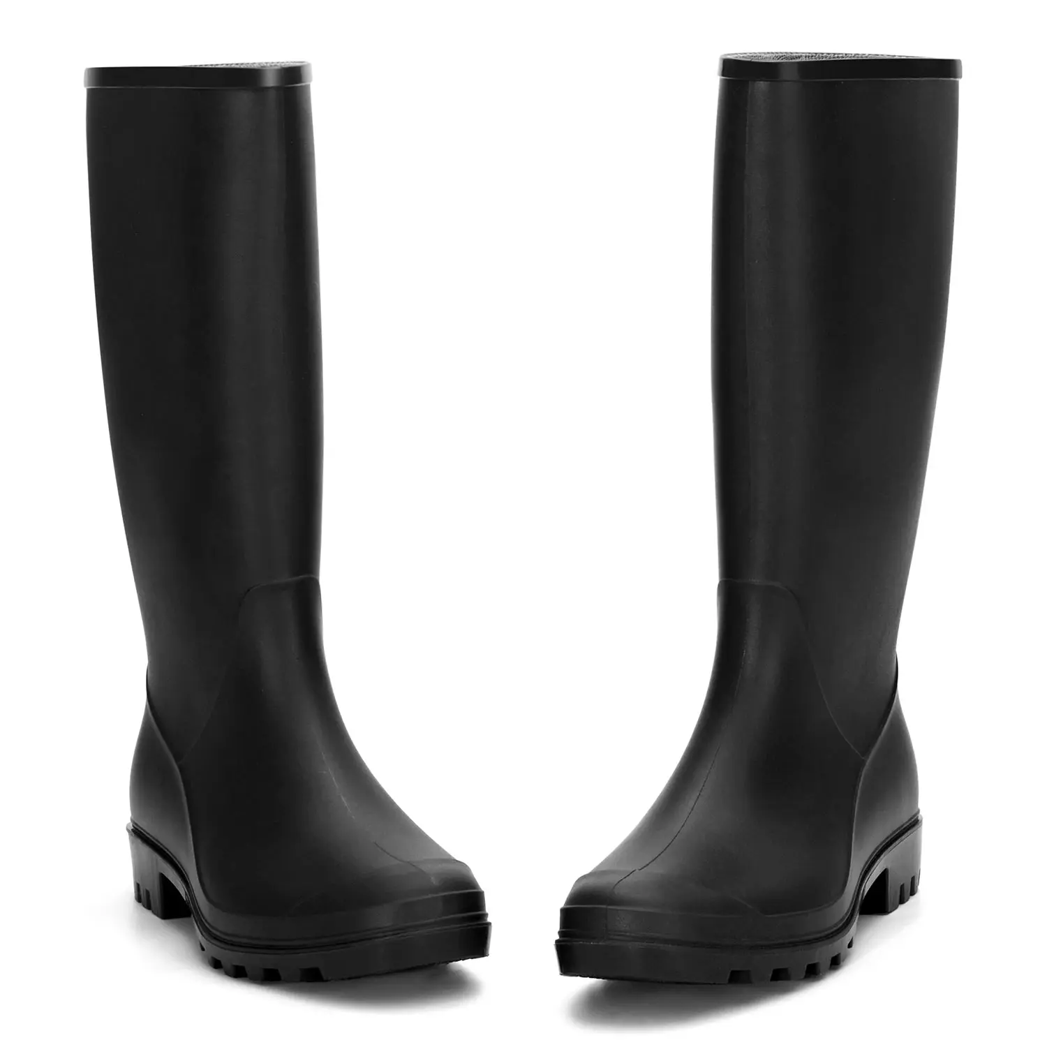 Customized Comfortable High Knee PVC Ladies Women Wellington Rain boots