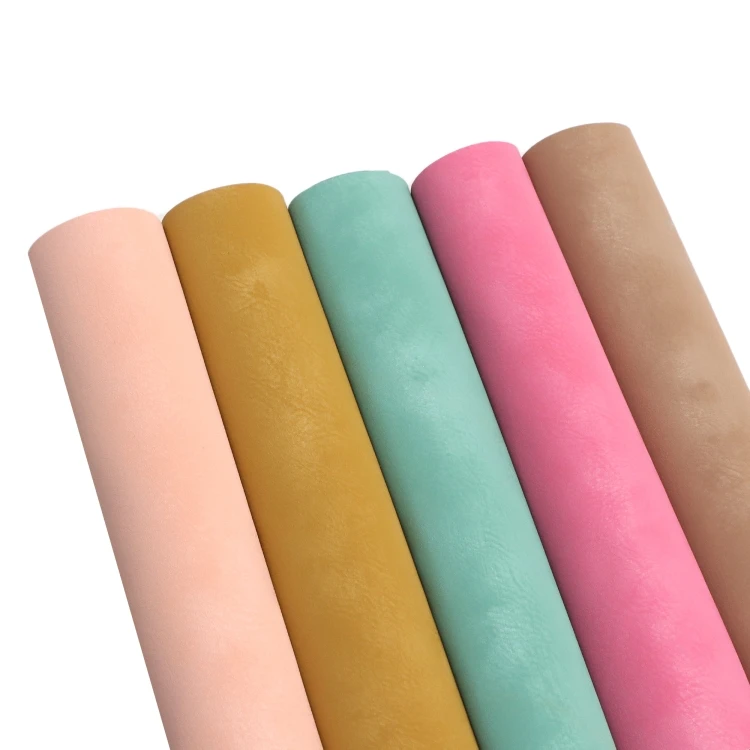30x140cm Faux Suede Frosted SheepSkin PU Faux Leather Fabric Synthetic Leatherette Roll for Sewing Bow DIY Earring Handmade4483