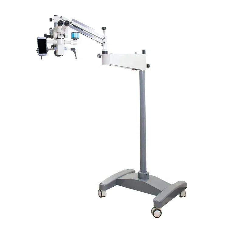 Портативный хирургический стоматологический операционный микроскоп 5 Шаг натуральную titlable головка M-105