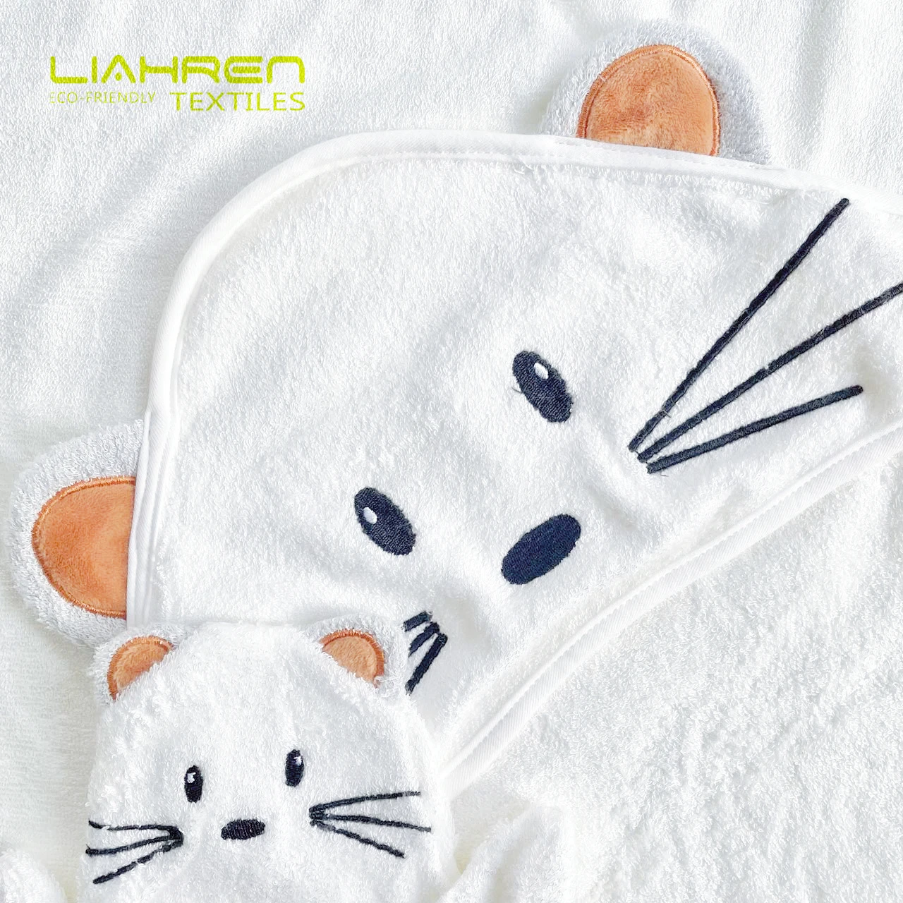 China wholesale 500GSM Cute Design Organic Bamboo Bath Towel Super Soft Bamboo Hooded Towel For Newborn Bath Towel
