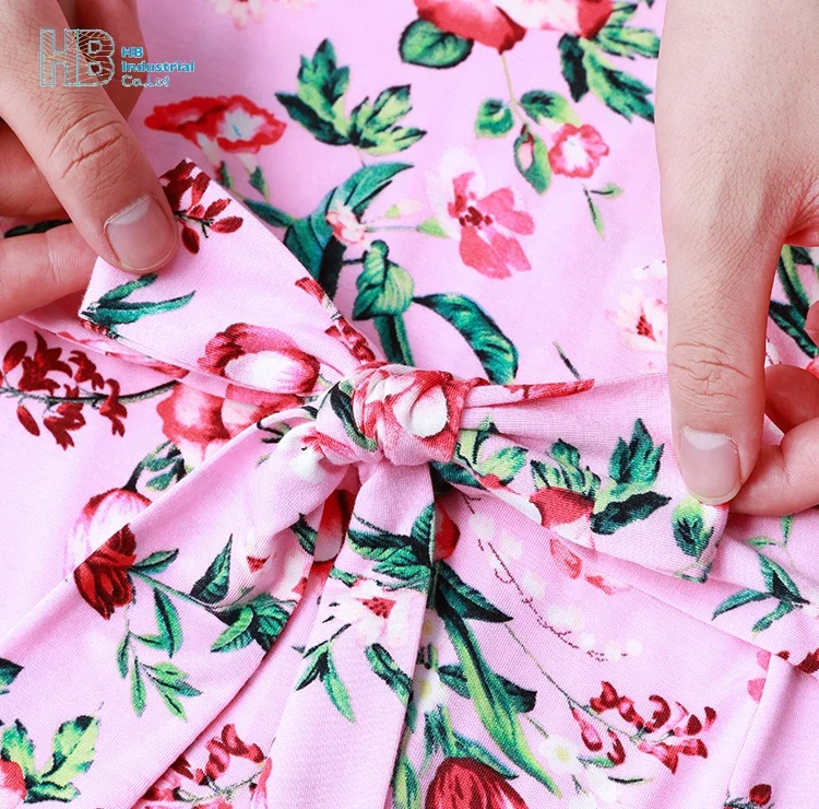 Matching 4-Piece Mommy Robe and Swaddle Set