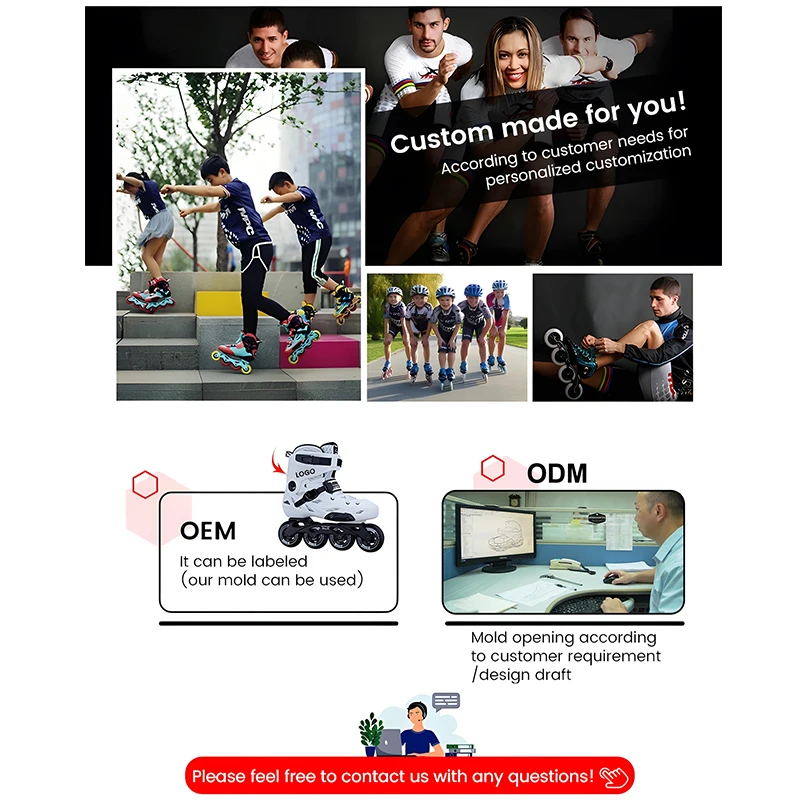 High quality PU 4 wheels detachable inline roller skates for children