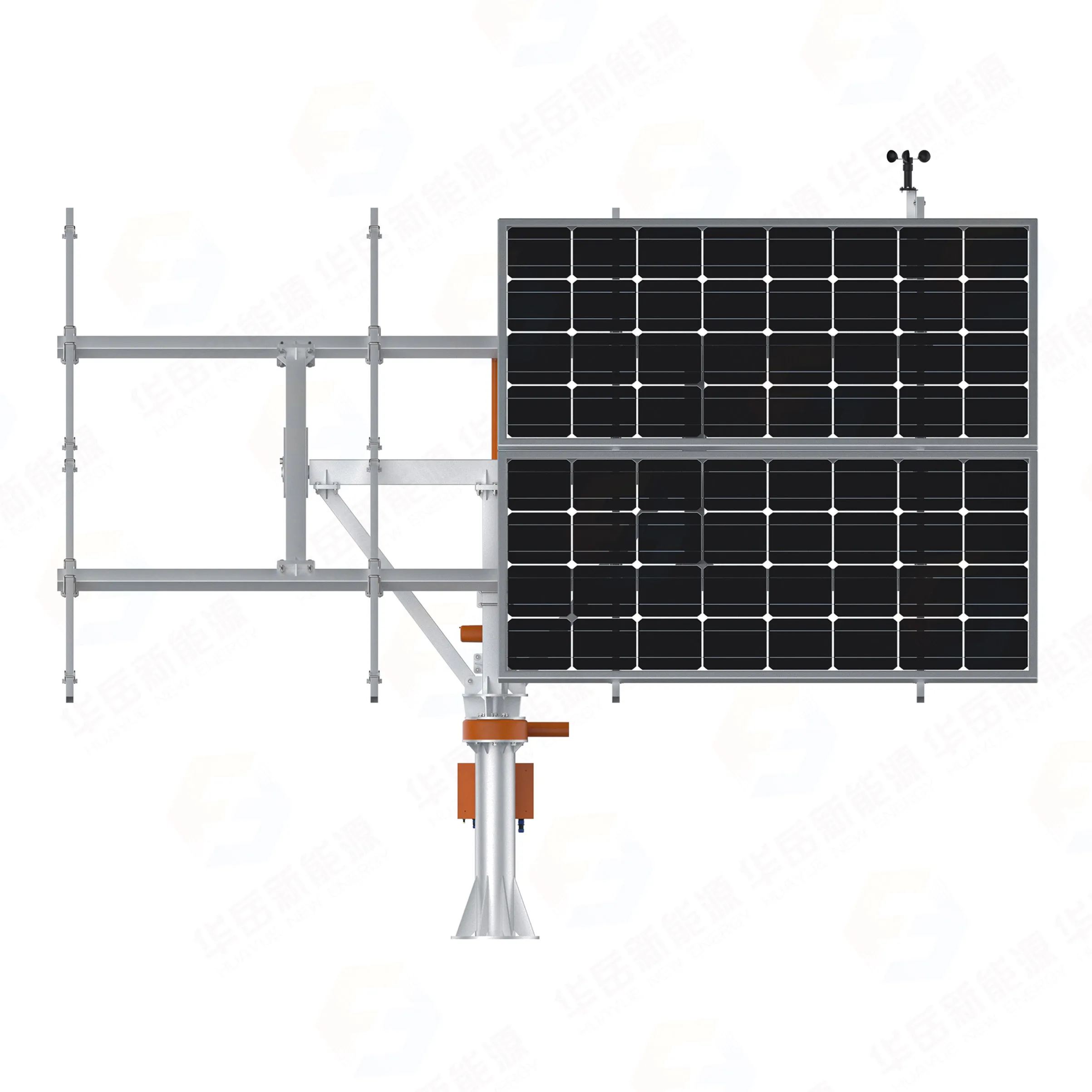 Huayue solar tracker-1.5KW HYS-4PV-66-LSD Factory direct sales automatic sun tracker solar dual axis slewing drive
