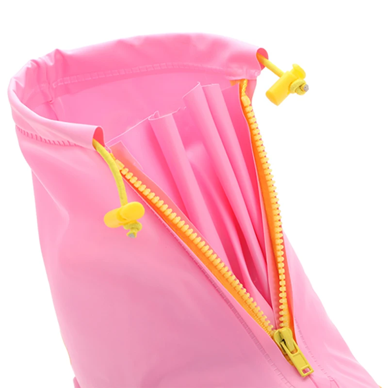 Fashion Manufacturer Outdoor Reusable Silicone Waterproof Plastic Protective  Rain Shoe Covers For Kids