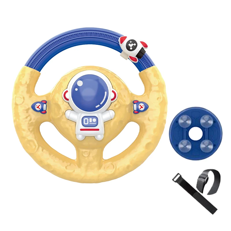 Автокресло симулятор вождения детские игрушки подарок рулевое колесо игрушка с музыкой
