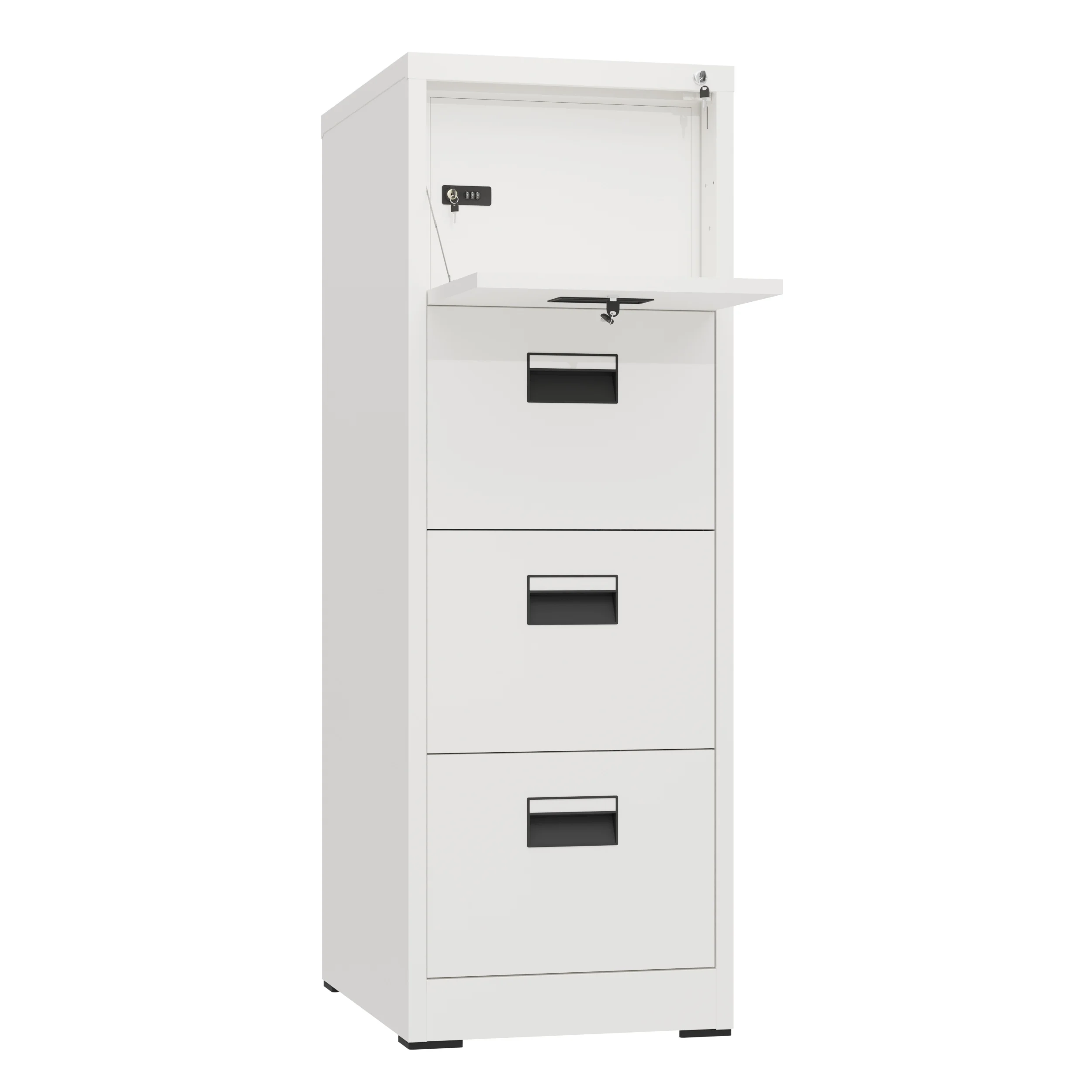 Wholesale Low Price Steel cabinet drawer metal storage cabinet with drawers 4 drawer cabinet storage with safe vault
