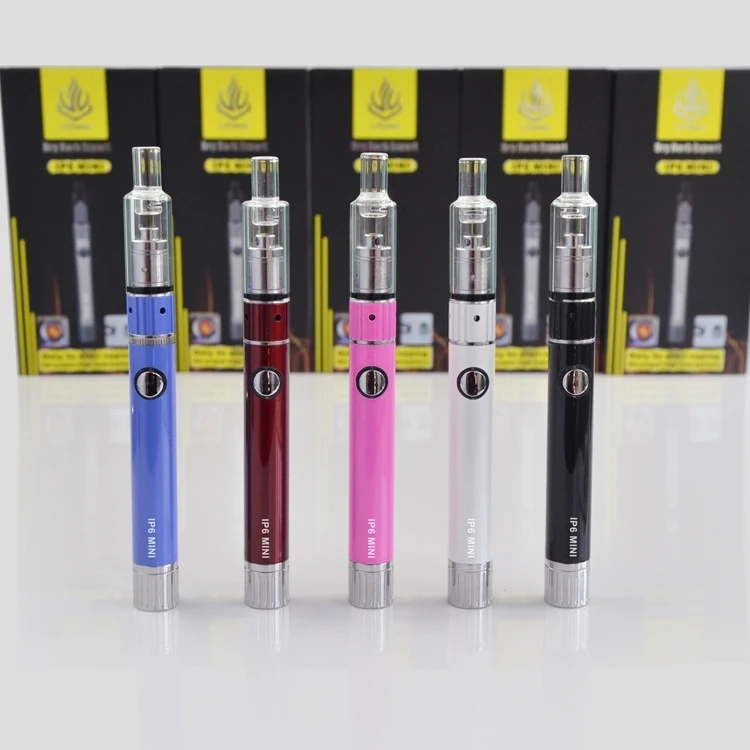 
Original Popular IP6 Mini Wax Kit with 650mAh Battery Quartz Rod Coil Jar Silicone Container Electric Dab Rig Dry Herb 5Colors 