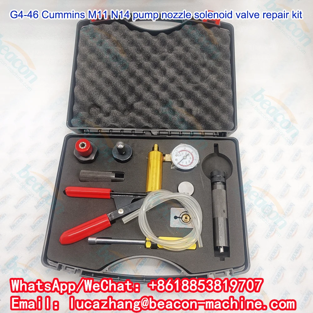 Beacon M11 N14 Disassembly Measuring Common Rail Diesel Injector Repair Tools Solenoid Valve Repair Kit (Excluding Meter)