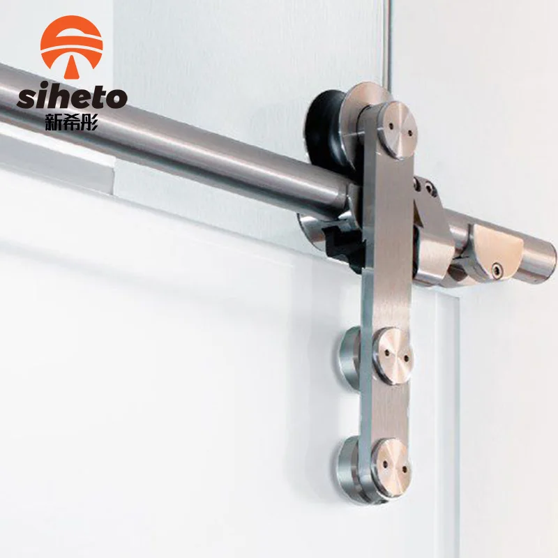 Glass Bathroom Hanging Door Kits Shower Room Fitting Wheel Roller Glass Shower Hardware Accessories Sliding Glass Door System