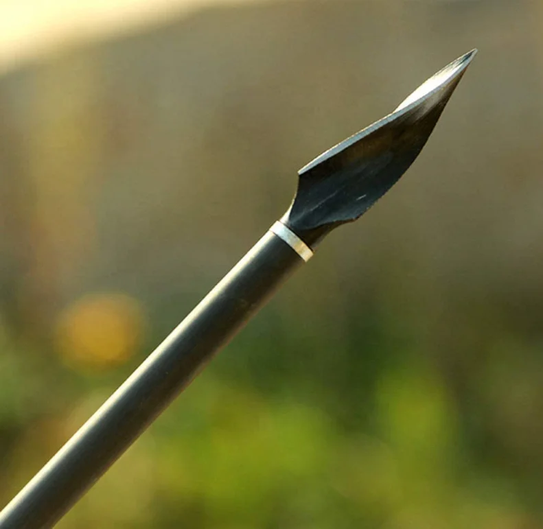 125 Grain Archery One Piece Arrow Point  Carbon Steel Broadhead Tip for Compound Bow Crossbow for Outdoor Shooting
