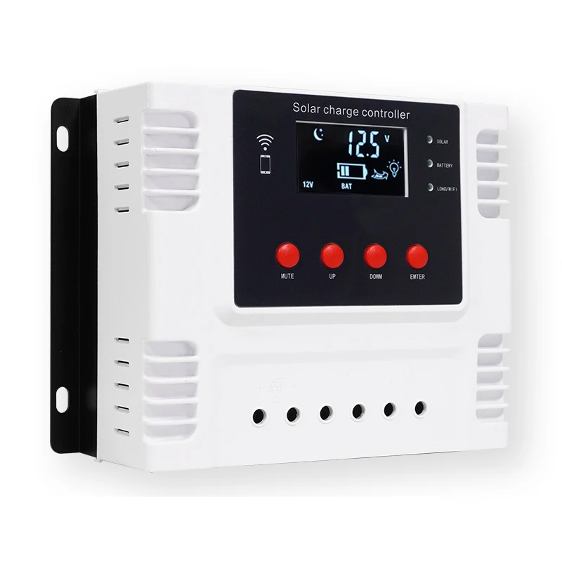 12v 24v/48v автоматическое зарядное устройство с регулятором заряда батареи 10a 20a 30a 40a 50a 60a двойной Usb Mppt контроллеры приложением Wifi
