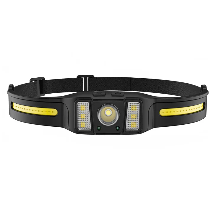 270 Degree Vision Illumination Outdoor Portable Adjustable COB Sensor Headlamp with 5 Modes Waterproof Ipx4 Inspection Headlamp