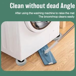 Anti Vibration Feet Pads PU Legs Slips-top Silent Skid Raiser Mat For Washing Machine Support Dampers Stand Non-Slip Pad