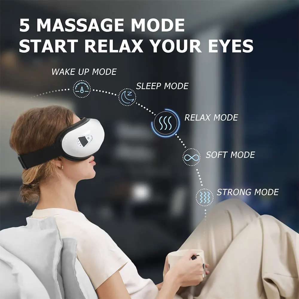 E0044 Latest Wholesale Price Low Moq Home Used Vibrating Eye Massage Machine Factory