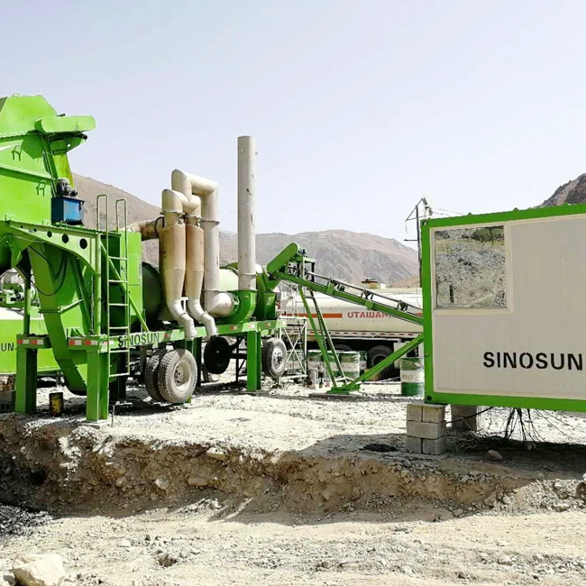 China Supplier 40TPH Mobile Type Asphalt Mixing Plant at Factory Price