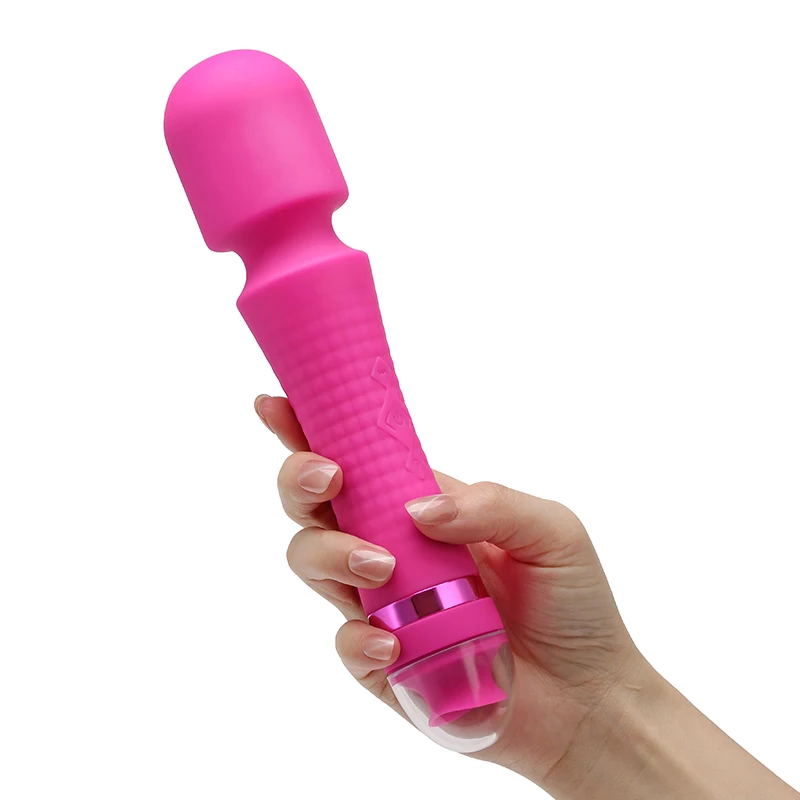 Double vibration sucking masturbation device female AV orgasm vibrator vagina massager adult sex toy