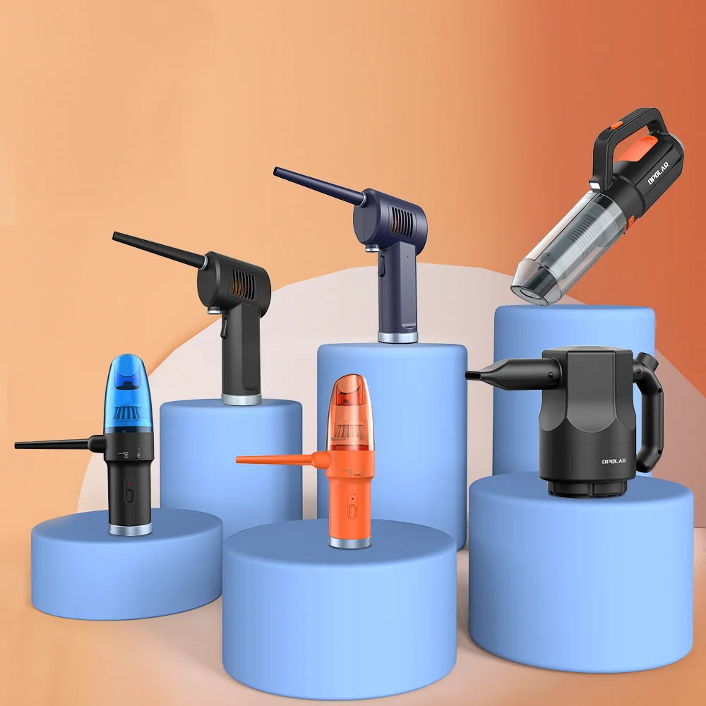 OPOLAR Car Keyboard Electronic Portable Electric Air Duster Rechargeable Computer Compressed Cordless Air Blower Duster