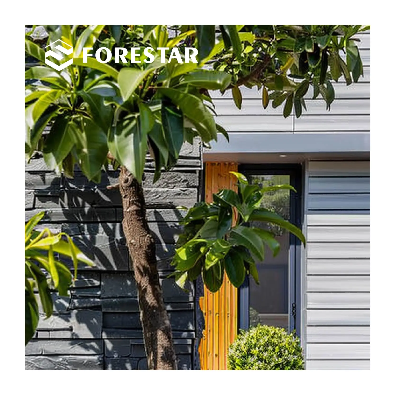 Wall panel cladding Siding wood plastic Fluted Wooden Grain Exterior wpc ceiling decorative wpc composite wall panel