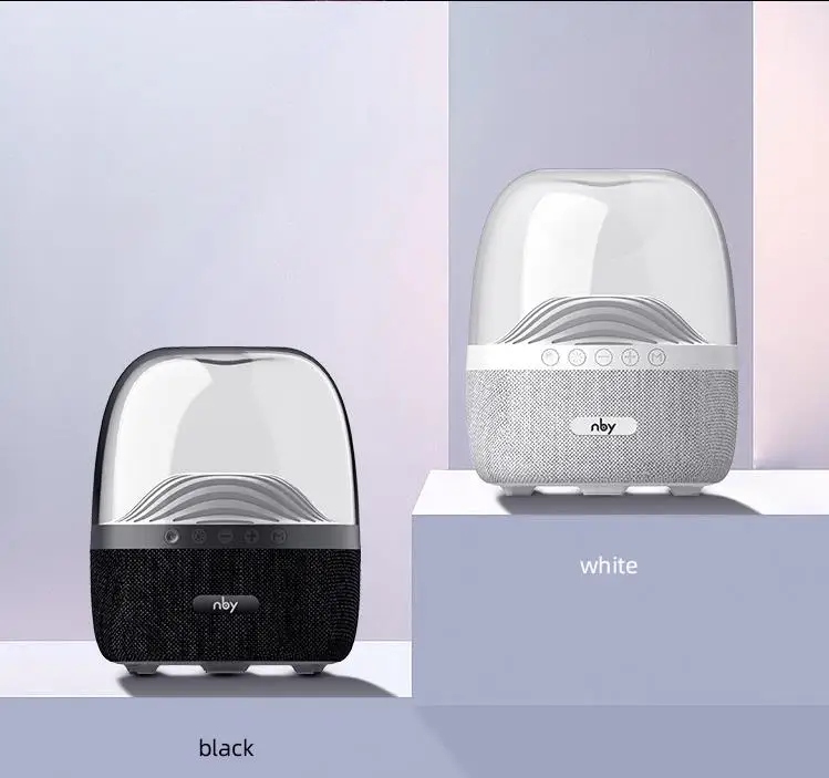 New design Music glass third generation BT sound network red computer small sound luminous subwoofer mini speaker
