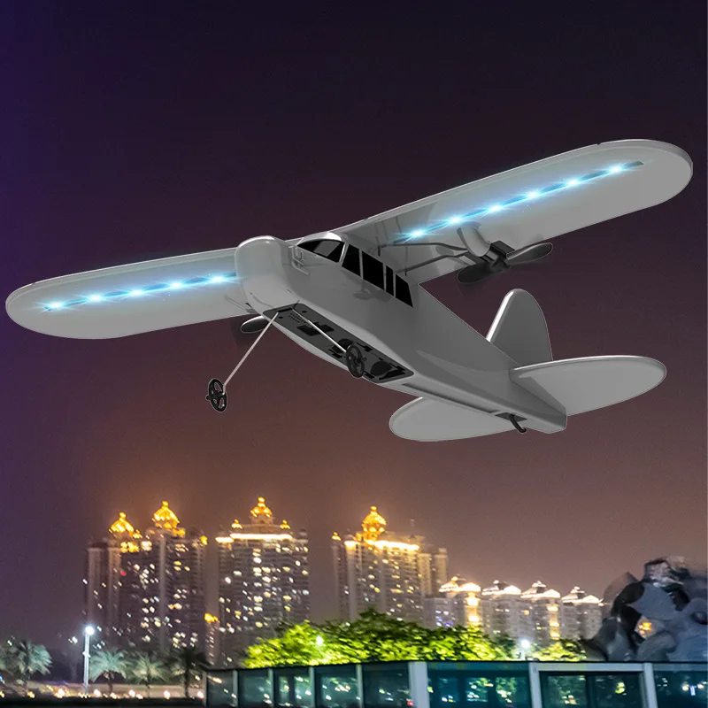 Coolerstuff TY9 2.4g epp foam rc airplane kits led lighting intelligent gyroscope kids small airplane toys aircraft