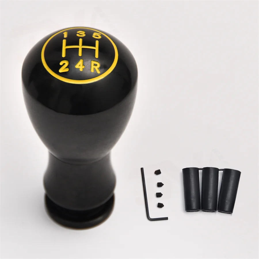Factory Wholesale Custom Black Shift Knob Universal Auto Aluminum Automatic Manual Car Shift Gear Knob