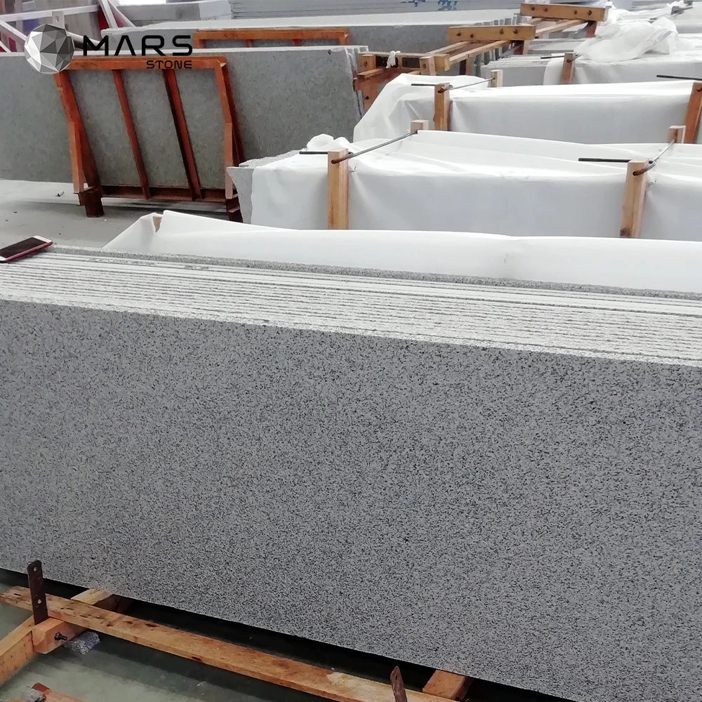Hot Sale Chinese Cheap Light Grey Color G603 Granite Polished Flamed For Outdoors Floor Tiles Kitchen Counter tops Kerbstones