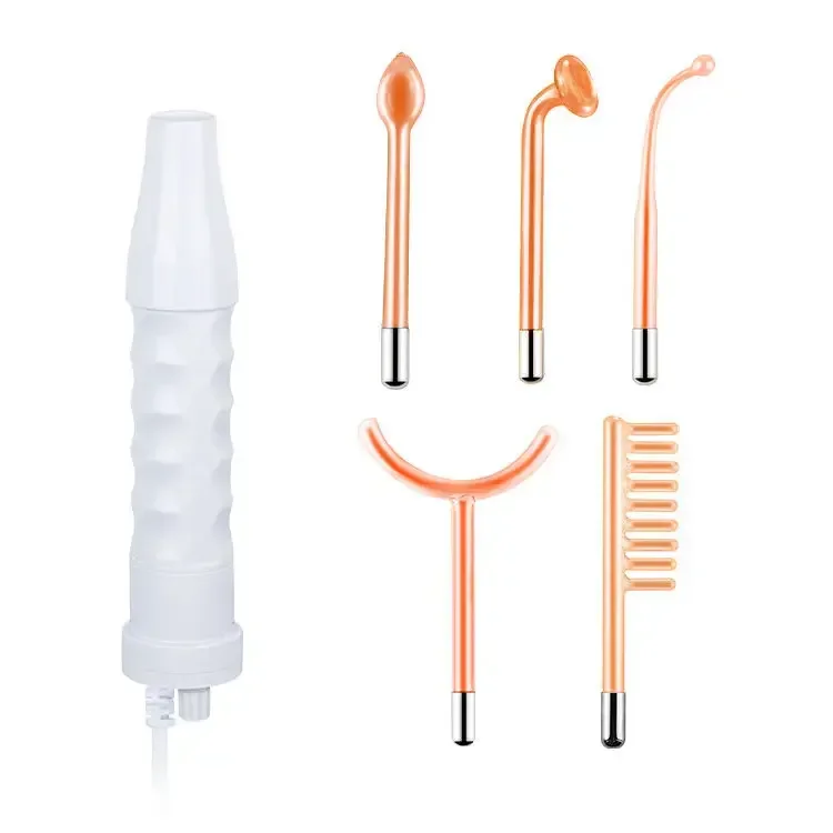 5 Heads Handed High Frequency Beauty Products Facial Therapy Wand Machine Set Portable Home Use Skin Beauty Equipment