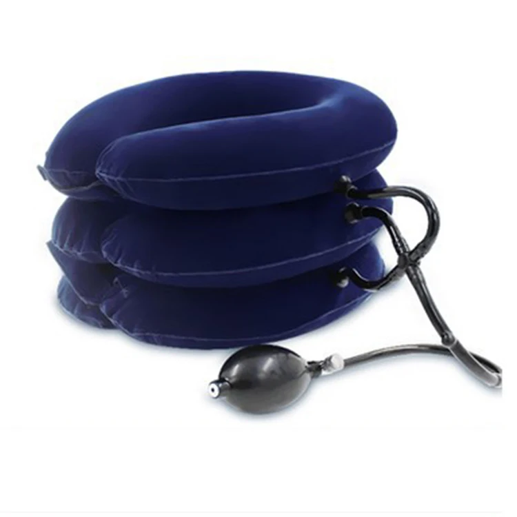 China Manufacturer Home Medical Equipment 3 Layers Air Neck Traction Relive Pain Cervical Neck Traction Device