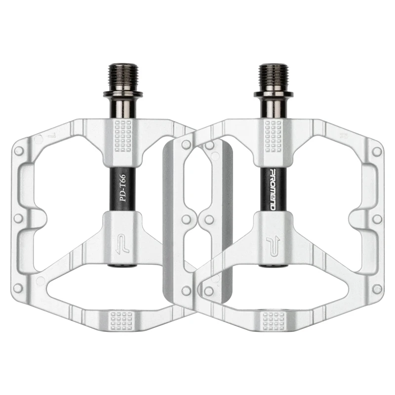 PROMEND T66 Bicycle Pedal Double Sleeve Anti-Skid Aluminum 3 Sealed Bearings Peilin  Road Race Bike Both Mountain Bike Pedal