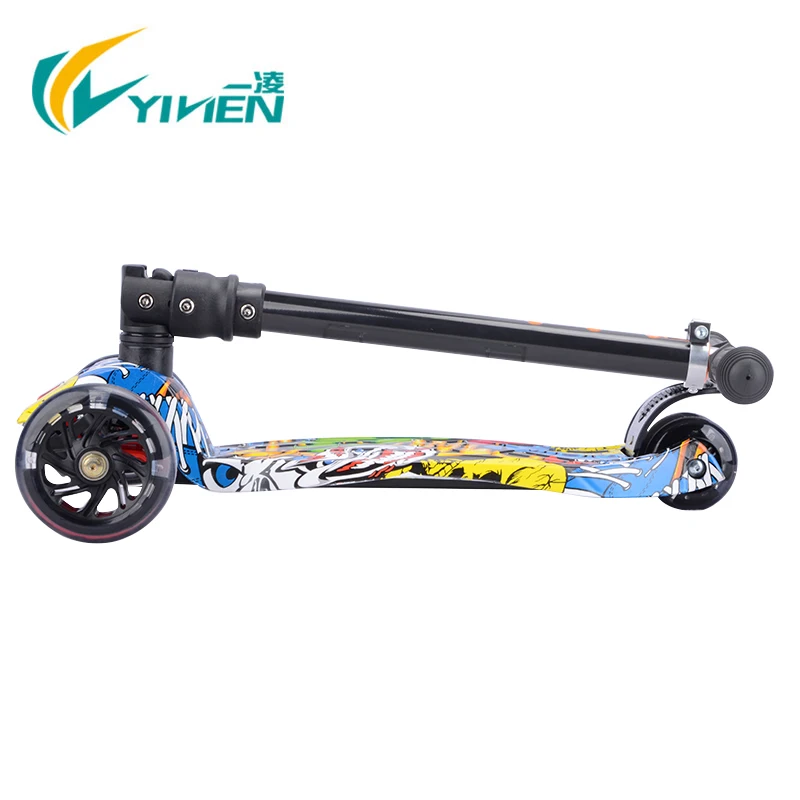 3 Wheel Kids plastic Scooter foldable kick scooter