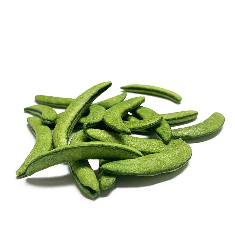 In HOT sale Competitive quotation good quality TTN Vacuum Fried Sweet Pea chips with 100% NATURAL