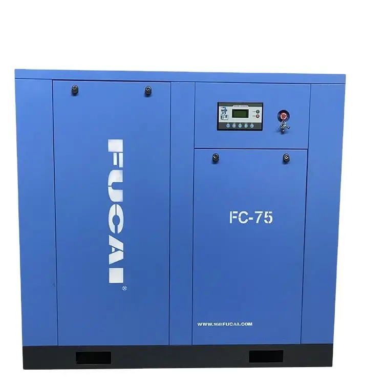 FUCAI industrial ac compressor construction compressor 55kw air compresor 375 cfm