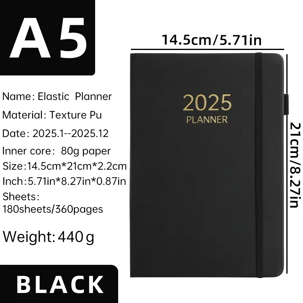 Hot Selling A5 Hardcover Luxury 2025 New Design Notebook Promotional Pu Leather Lined Notebook Custom Journal