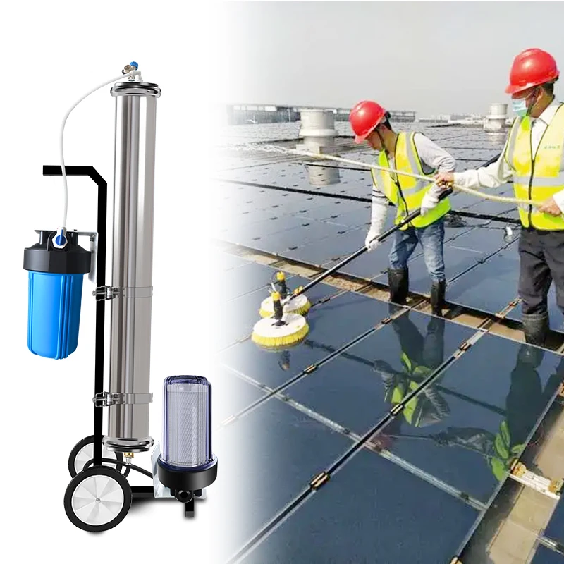 Stainless Steel RO DI Spotless Window Car Wash System Deionized Water Filter System Water Fed Pole For DI Water Filter