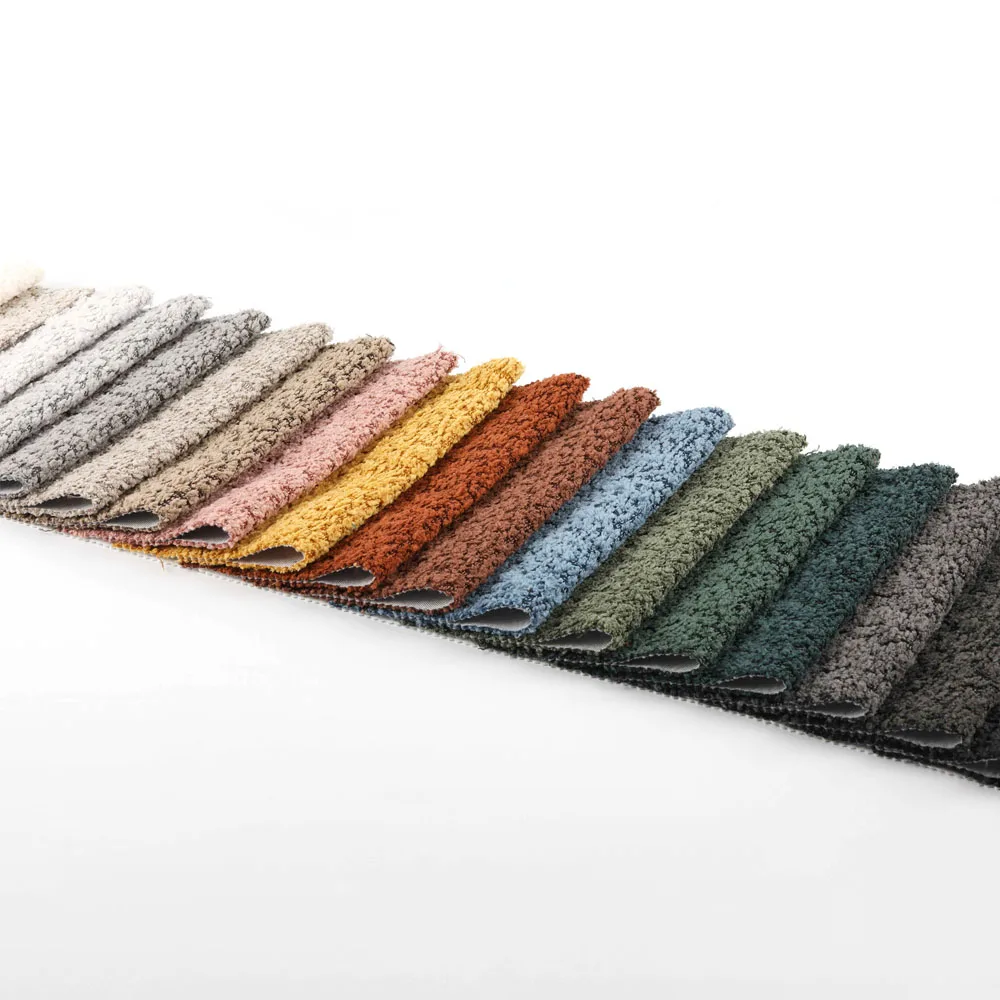 Mutil-color Super Comfortable Velvet Fabric Home Textile Thicken Upholstery Polyester Sofa Fabric