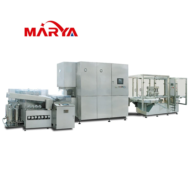 Marya  Automatic 50ml Vaccine Sterile Vial Liquid Filling Sealing Line with CIP and SIP System
